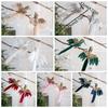 2pcs Glitter Christmas Foam Bird Beautiful Handmade Feather Birds Ornaments Realistic Artificial Birds Pendants Party Decoration