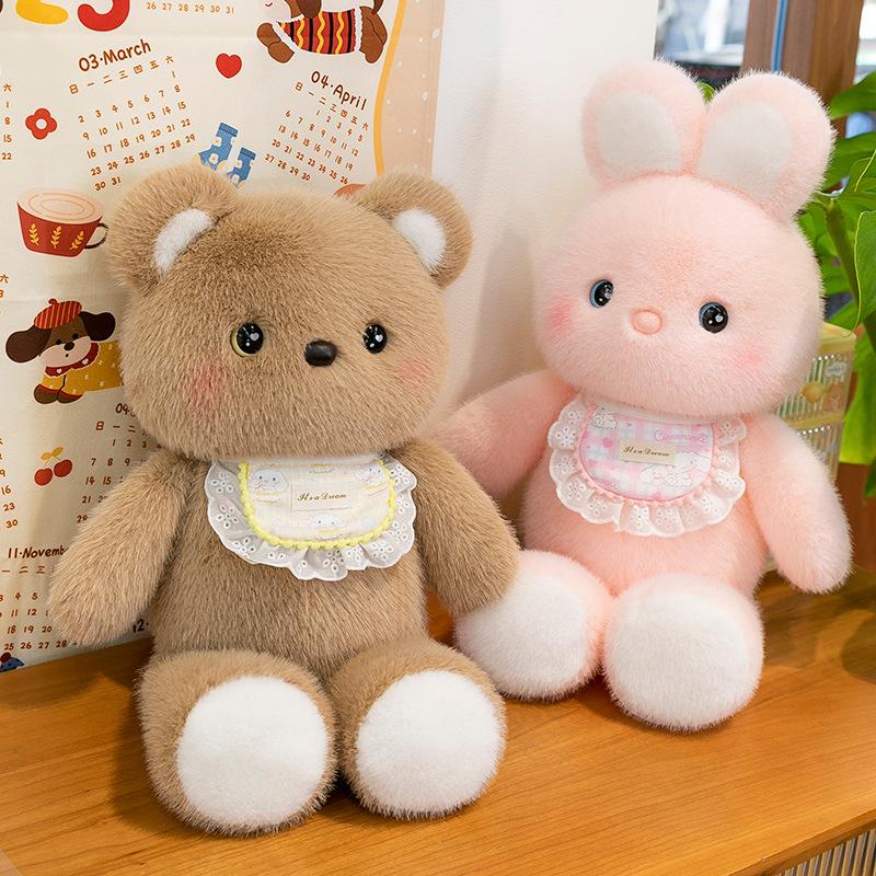 Cute Three-cat Cat Doll Doll Running Animal Rabbit Plush Toy Doll Pillow Children's Day Gift