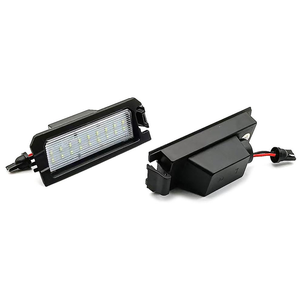 White LED Rear License Plate Light For Hyundai Sonata Elantra Veloster Kia K5