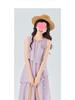 Women's 2025 Summer French Sleeveless Vest Cake Dress - Petite Holiday A-line Skirt, Loose Fit