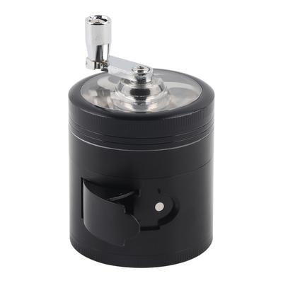 Manual Operated Zinc Alloy Herb & Spice Kitchen Grinder with Crank Handle