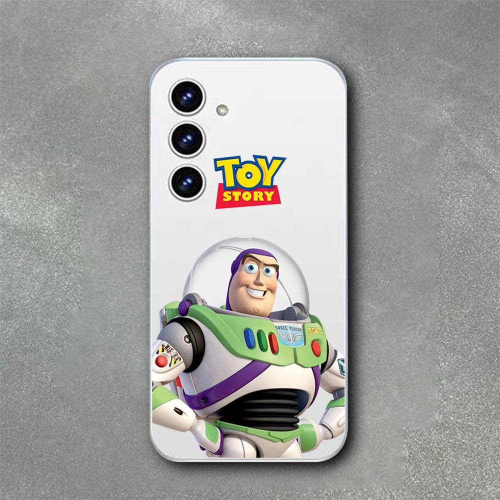 B-Buzz Lightyear Phone Case For Samsung Galaxy S21 S22 S23 S24 S25ULTRA FE Ultra Plus5G A52S Transparent Cover