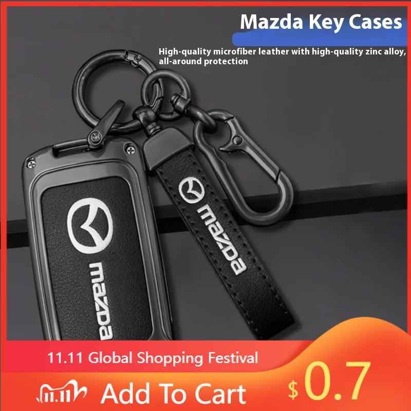2025 Hot For Mazda Axela Atenza 3 2 6 CX3 CX5 CX30 CX8 CX9 MX5 RX7 RX8 SKYACTIV Zinc Alloy Car Key Holder Remote Protector Car K