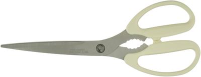 Shimomura Kogyo Ajiwaishokubo Yakiniku Scissors 240 White AYH-412