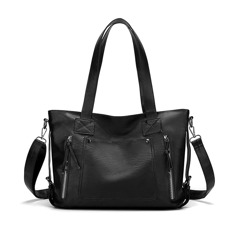 

[Euetik] tote bag ladies A4 large capacity water repellency business bag lightweight shoulder bag Shoulder bag With zipper 2way commuting bag commute