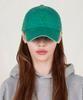 Bajal 3D Monogram Pigment Oversized Ball Cap Green
