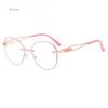 Reading Glasses Anti Blue Light Presbyopia Eyewear High-Definition For Men And Women Trendy Fashionable Transparent Frame
