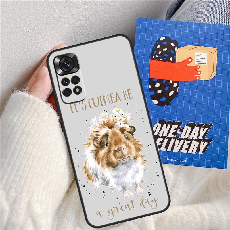 

Animal Guinea Pig Funda For Xiaomi Redmi 14C 10C 12C 13C Redmi Note 13 Pro 9 10 11 12 10S 11S 12S 14 Pro Case Redmi Note 14 Pro 5G