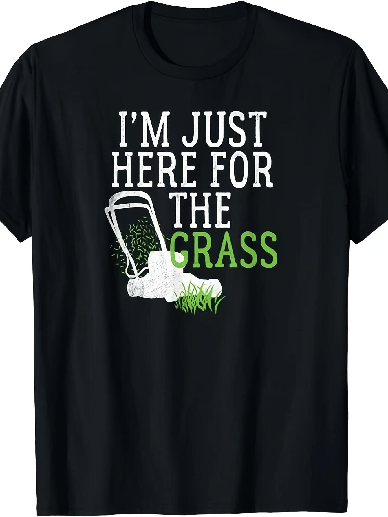 

Lawn Care Shirts Funny Lawn Mower T Shirts Grass Mowing Gift Unisex T ShirtSame Style 2026 Summer Shirt Sleeved Printed T Shirt 180G S разноцветный
