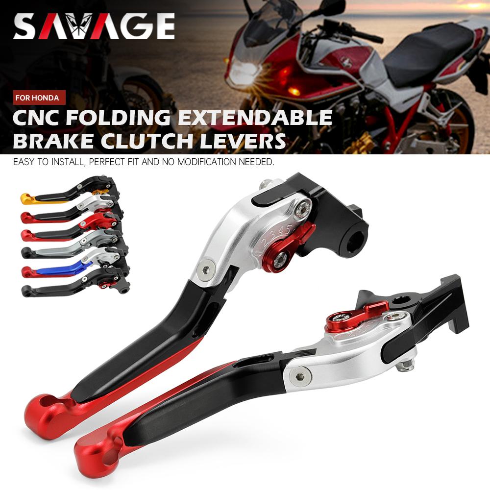 

Brake Clutch Levers For HONDA CB 1300 SUPER FOUR 1100 CBF1000F VFR 1200 CBF Motorcycle Accessories Adjustable Folding
