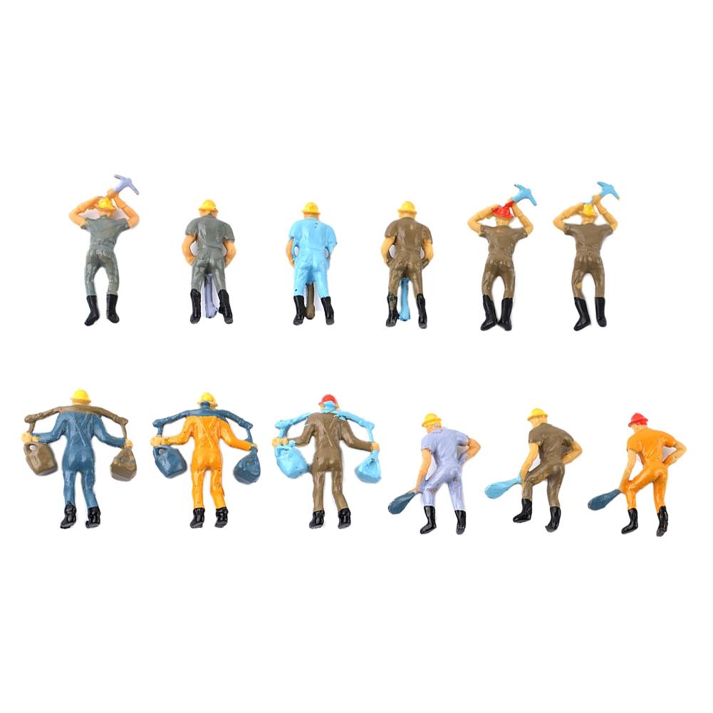 Workers Figures 12 Pcs Figures High Quality O Scale