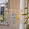 1pc Crystal Sun Catcher Prism, Suitable for Window Star-shaped Chandeliers, Transparent Hanging Crystals, Suitable for Garden, C