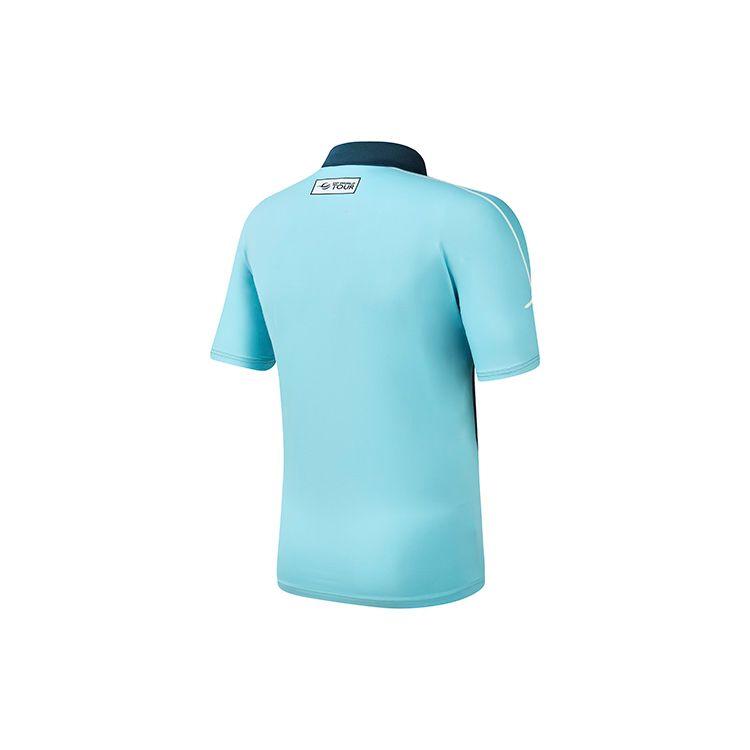 Fila Athletics SS22 Color Block Knitted Golf Logo Sports Casual Short Sleeve Polo Shirt Men Polo Shirts A11M235143F-ZA