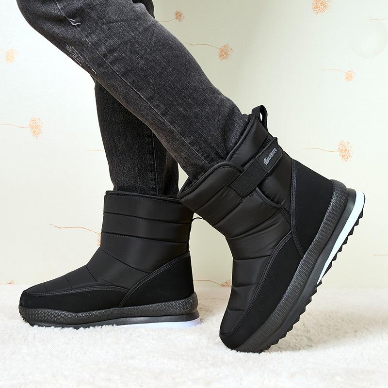 New snow boots velvet warm high-top cotton shoes thickened casual men's and women's boots cotton shoes