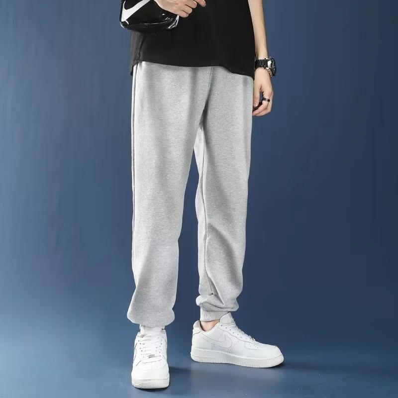

Summer Men s Black Casual Sweatpants Loose Fit Drawstring Jogger Pants M