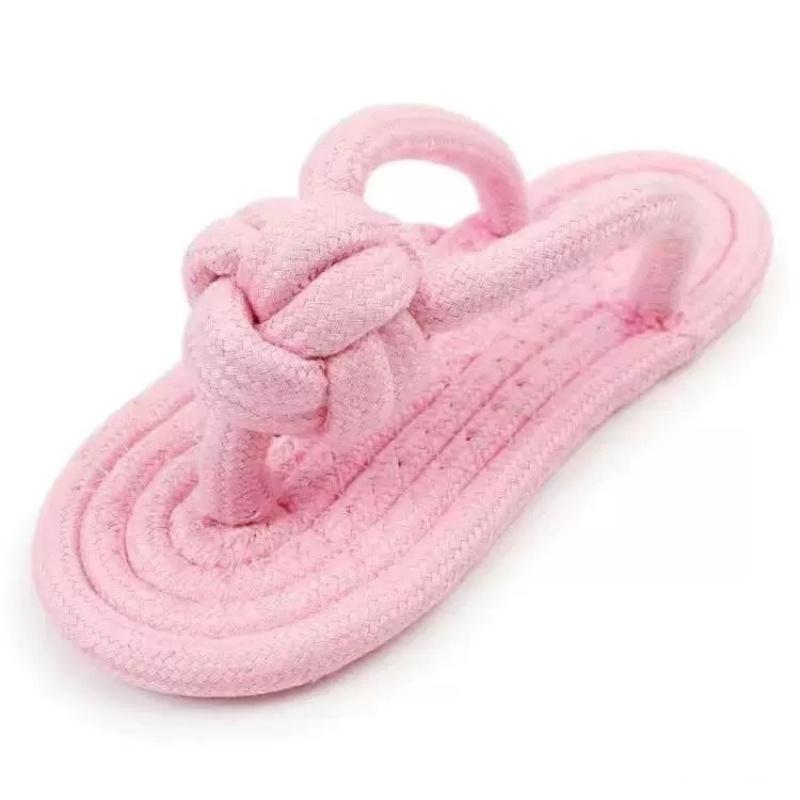 Pet Interactive Chewing Toy Cotton Slipper Rope for Small To Large Dogs Teeth Training Molar Dog Accessory