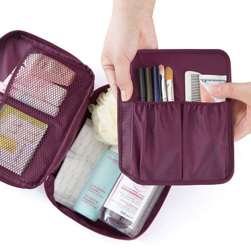 Storage Makeup Bag Toiletry Case Hanging Wash Pouch Cosmetic Travel Organizer