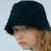 [Let There Be Light] Fringe Bucket Hat In Black