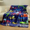 Boys Excavator Tractor Truck Throw Blanket bedroom Blanket for Livingroom Couch lunch break Soft throw for Friend's festival Gift