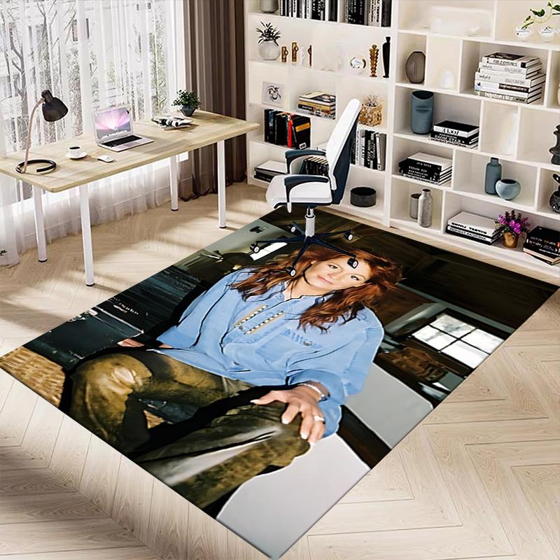 Woman Casual Wear Carpet For Playroom Bedroom Living Room Sofa Home Decor Kids Game Area Rug Nonslip Floor Mat