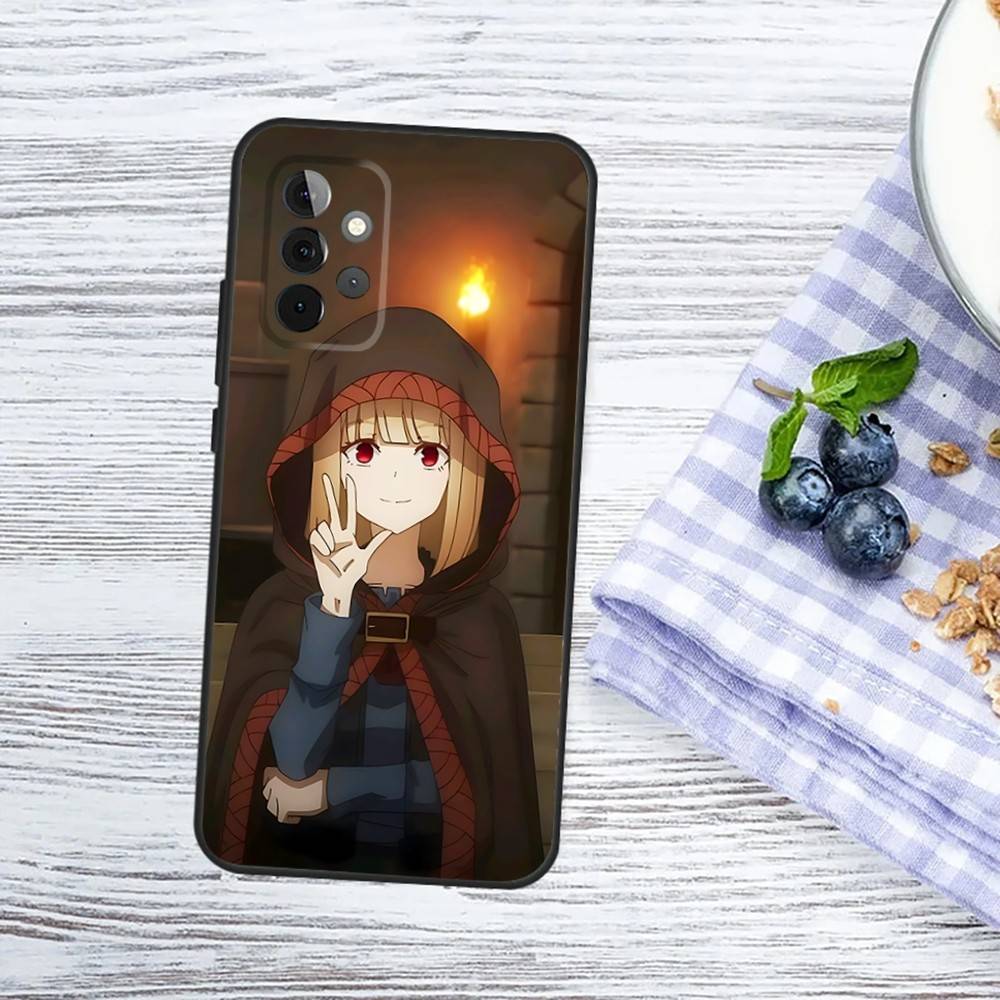 

Anime S-Spice and Wolf Phone Case For Samsung Galaxy A73,31,32,72,41,53,52,71,22,5G,Note,J7,8,9 Soft Black Cover SamsungNote10