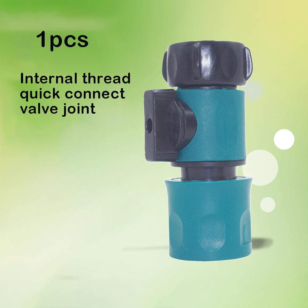 

1Pcs Plastic Internal Thread Valve Quick Connector Water Pipe Connection Control Valve Garden Tool