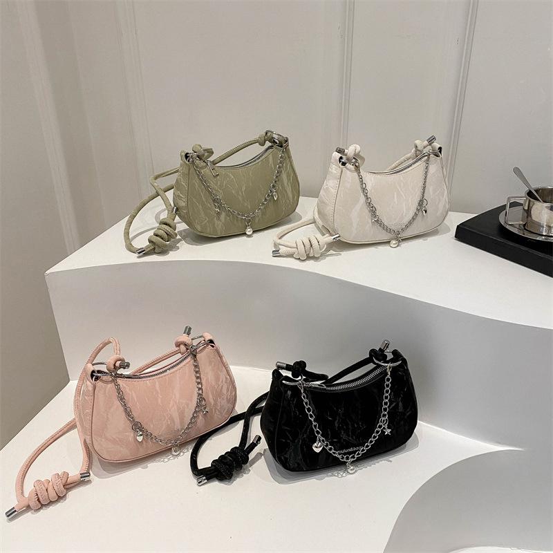 Fashion Women Shoulder Bag Armpit Bag Luxury Design Solid Color Messenger Bag Purse Crossbody Hobos Handbags ARI