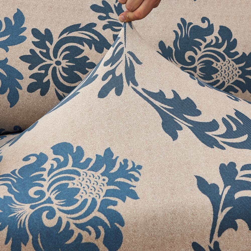 Stretchable Printed Sofa Cover Full Elastic Slipcover 4 Seasons Soft Fabric Protector