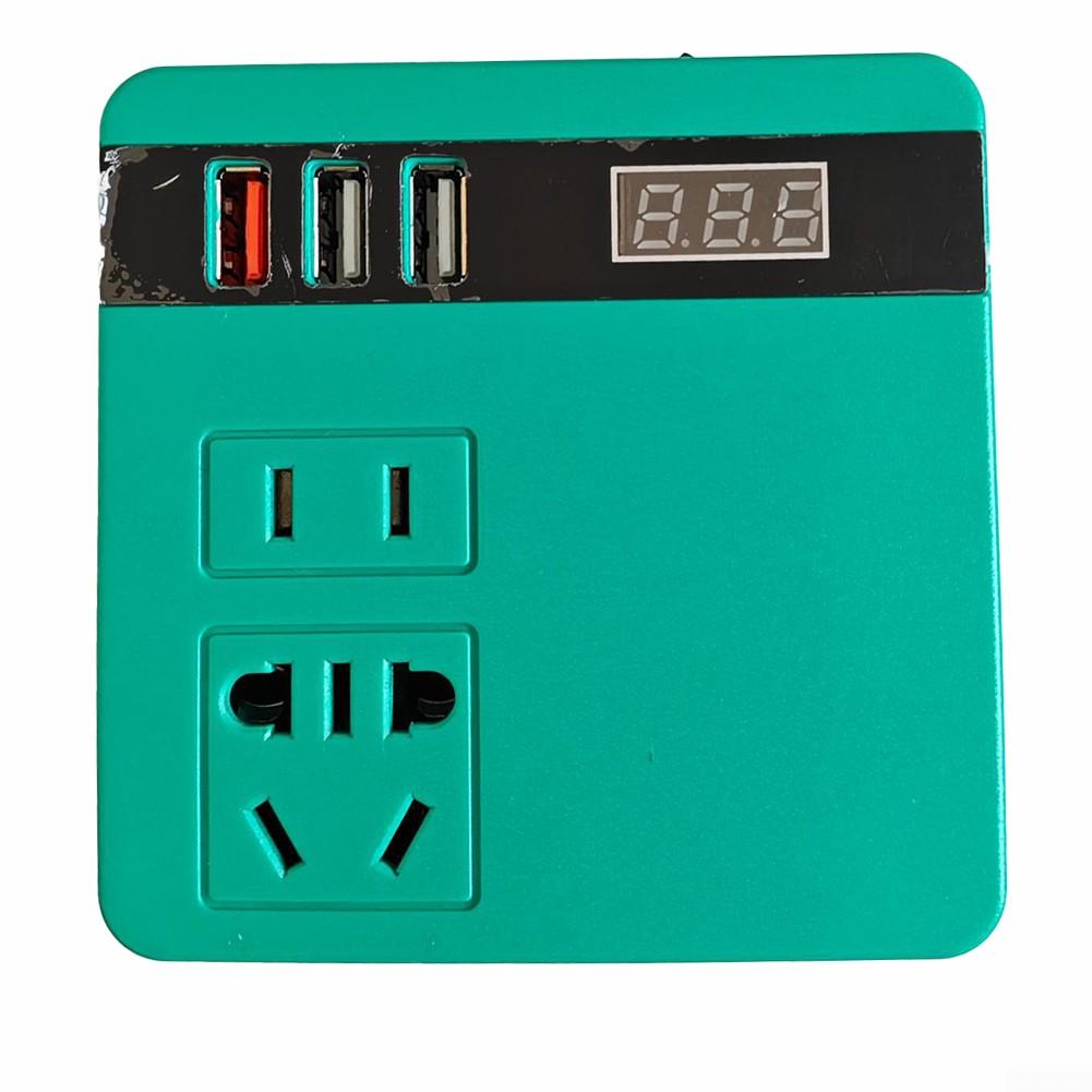 Intelligent batteristyringsinverter med transformator og strømdisplay