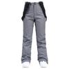 Men's and Women's Windproof Water-Repellent Winter Ski Bib Pants