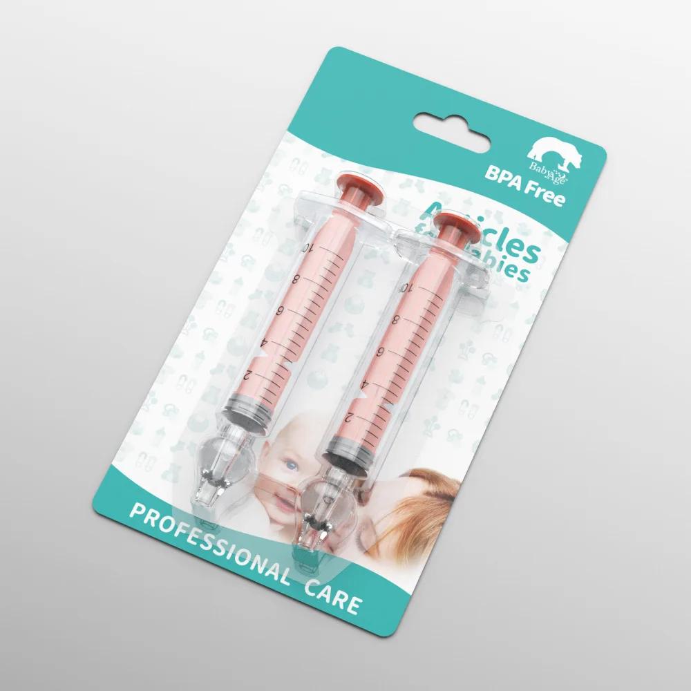 2Pcs Baby Nose Cleaner Rhinitis Nasal Washer Needle Tube Baby Nasal Aspirator Cleaner Syringe Baby Nose Washing for Children
