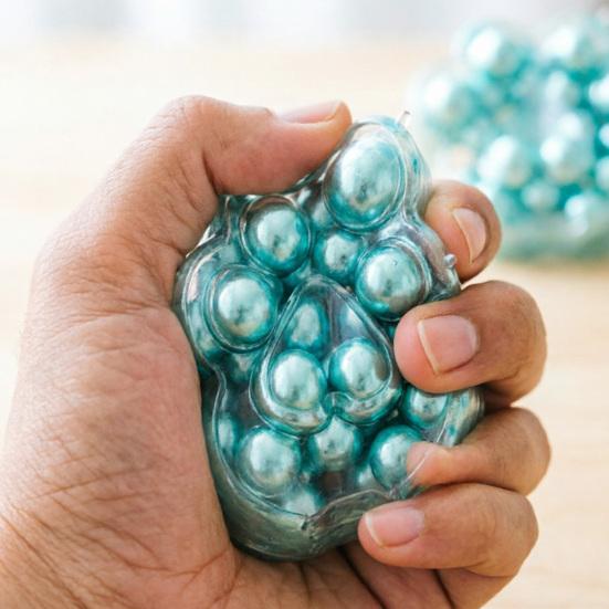 Knuschiges Katzenpfoten-Quetschspielzeug mit Perlen gefüllt Stressball Sensorisches Spielzeug Anti-Angst Sensorisches Fidget-Spielzeug Dekompression