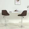 Day and Night - Day and Night Kitchen Stools 2 Units Brown Synthetic Leather