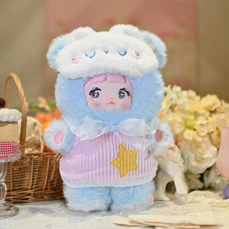 Nommi 400% Cutie Oarbă Seria Ursulețul de Noapte Bună Păpușă de Vinil Nommi Decor de Cameră Colecție Cutie Misterioasă Păpușă Jucărie Cadou de Crăciun