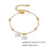 Wind Stainless Steel Flat Cross Chain Bow Women'S Niche Exquisite Bracelet Nc-