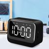 Ceas Digital cu Boxă Wireless Afișaj LED Ceas deșteptător Reîncărcabil cu Player Muzică MP3 pentru Persoanele care Dorm