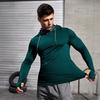 Men's Hoodie with Face Cushion Compression Long Sleeve Base Layer Quick Dry Winter Ski Running Undershirt