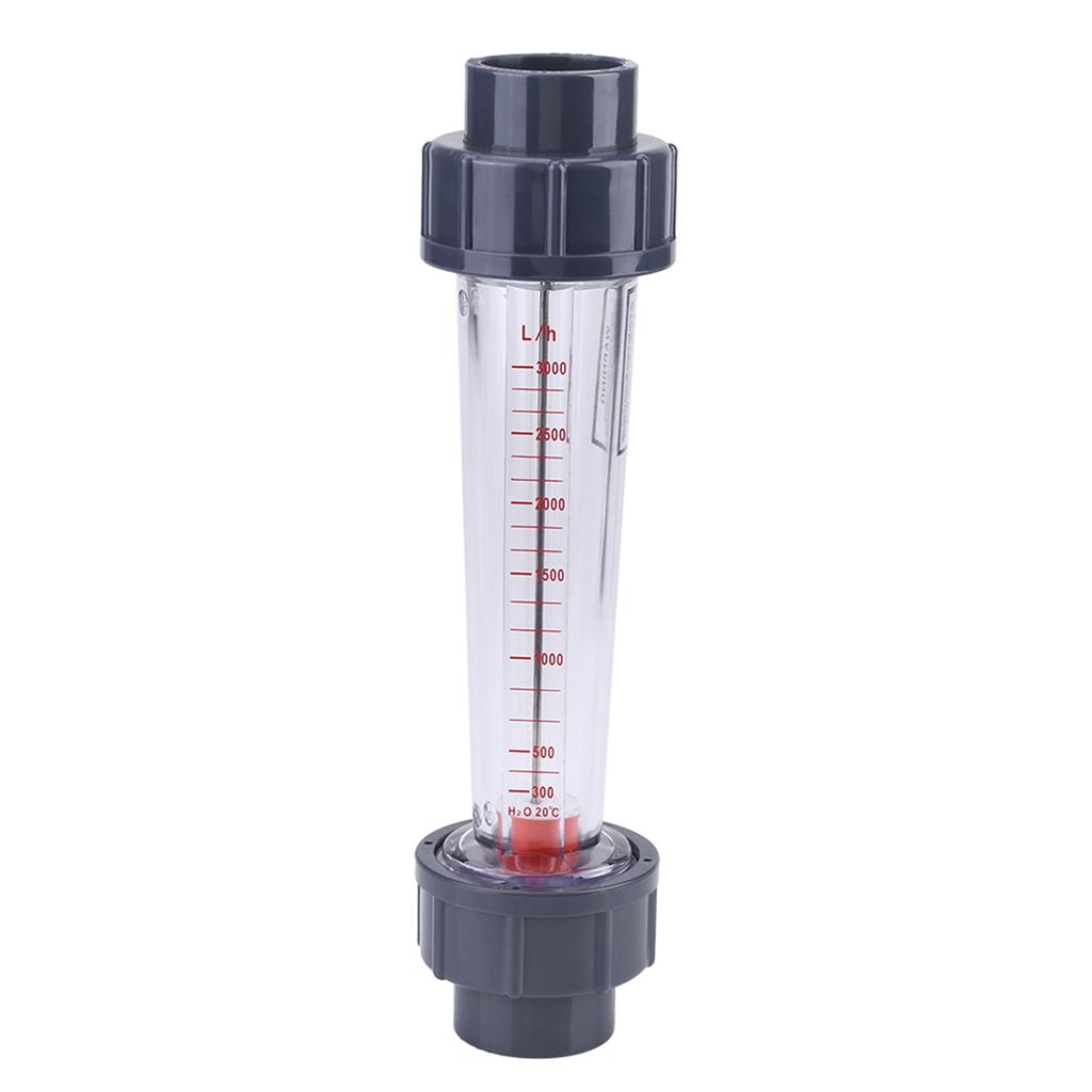 Plastic Tube Type LZS 25 Flow Meter 300 3000L H Water Rotameter
