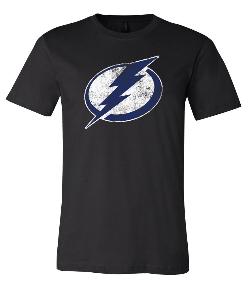 Tampa Bay Lightning Distressed logo shirt S-6XL Tracking!! Unisex T-Shirt M