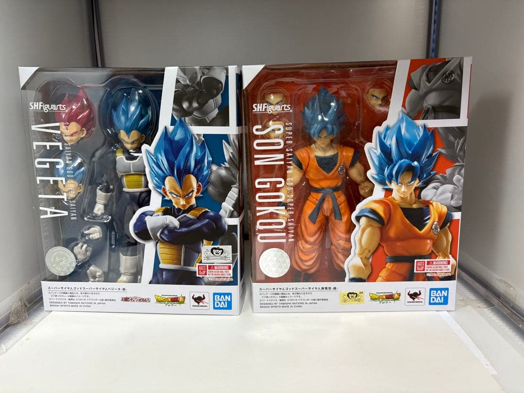 

[USED] S.H.Figuarts Dragon Ball Super Saiyan Blue Vegeta Goku