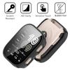 Vidrio+Funda para Amazfit Bip 6 Protector de Pantalla de Vidrio Templado y Parachoques Protector de PC Duro para Accesorios Amazfit Bip6