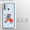 Case for Motorola Moto G53 G30 G52 G60s G71 G22 Edge40 G51 G73 Edge 20 Pro 30 Lite G50 G32 Phone Cover Creative Cartoon Animals