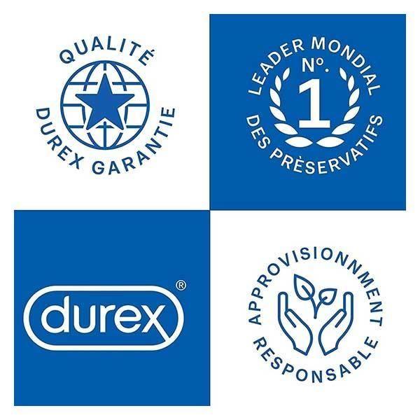 Durex Préservatifs Feeling Extra - 20 Préservatifs Fins et Extra Lubrifiés