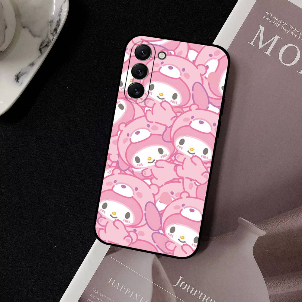 Cute Cartoon M-Melody Phone Case For Samsung Galaxy S21 S22 S23 S24ULTRA S25ULTRA FE Ultra Plus5G A52S S26 Soft Cover
