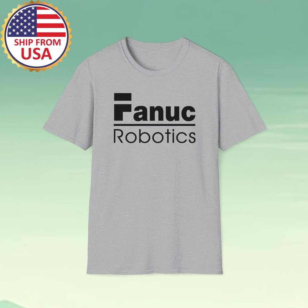 Fanuc Robotics America Men#039;s Grey Size S5XL Unisex T-Shirt M