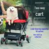 DODOPET Foldable Pet Stroller for Dogs & Cats, Portable with Large Space, Suitable for Multiple Small Dogs