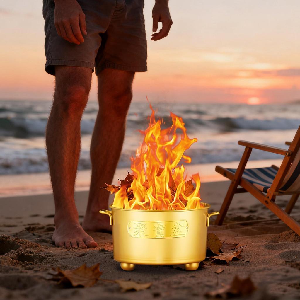 Burn Cage Stainless Steel Heat-Resistant Can Paper Burning Barrel Cage With Lid For Wood Garbage Garden Backyard Farm Patio