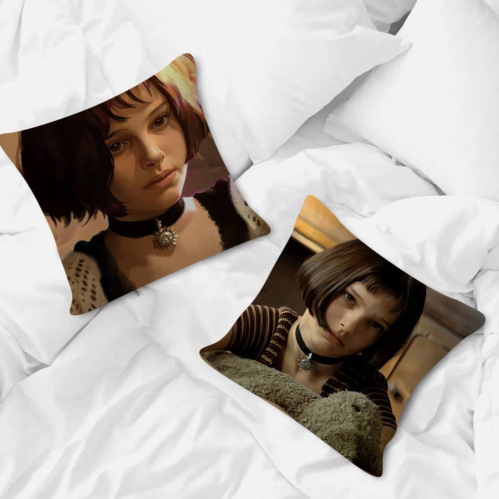 Movie Leon The Professional Cute Cartoon L Game Cushion Cover Pillowcase Upholstery Sofa Throw Pillow Home Decor Pillowcas