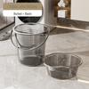 Transparent Portable Plastic Water Storage Bucket