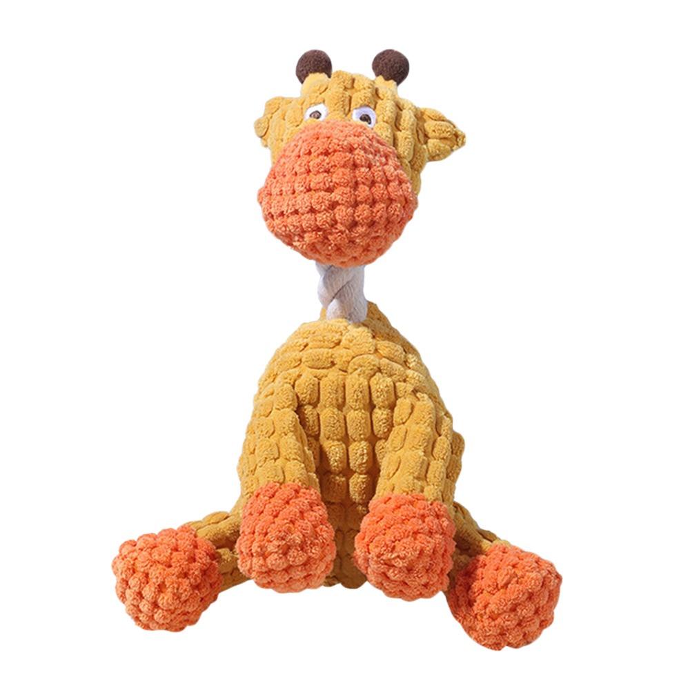 

Мягкая игрушка для собак с пищалкой, креативные игрушки для жевания домашних животных, забавные пищащие плюшевые игрушки для собак, домашние животные оранжевый